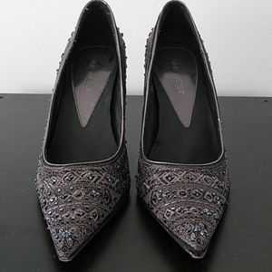 Nine West Gunmetal Grey Heels